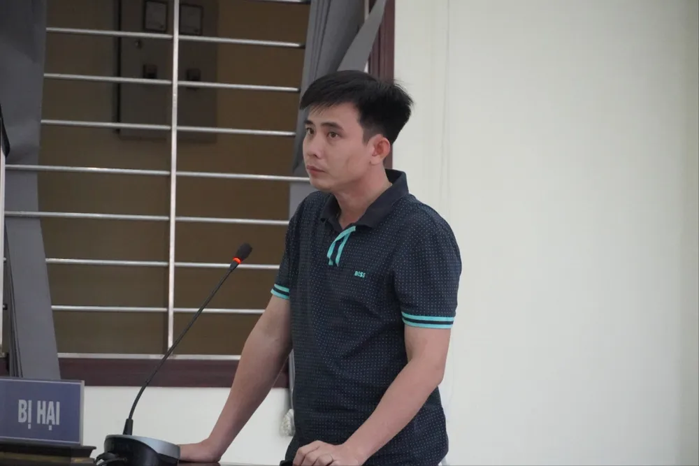 Anh Tuyển xin HĐXX giảm án cho Sơn. Ảnh: HD Bắt cóc con gái bạn thân.jpg