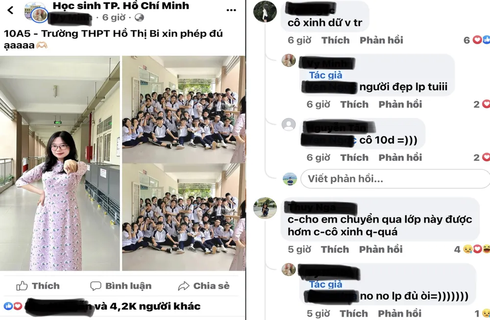 Người dùng mạng xã hội tỏ ra thích thú với kiểu chụp độc đáo này. Ảnh: CHỤP MÀN HÌNH. A7199866-C91E-4FB5-8AAE-EA93E6EF6B17.jpeg