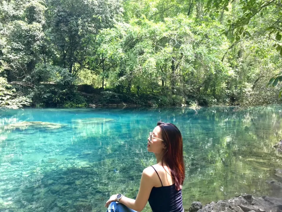 Check-in suối Lê-Nin. Ảnh : NGUYỆT Check-in suối Lê-Nin. Ảnh : NGUYỆT