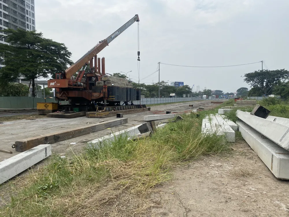 Đây là công trình sẽ giảm thiểu ùn ứ tại khu vực phía Nam TP.HCM. Ảnh: HOÀNG HIẾU.