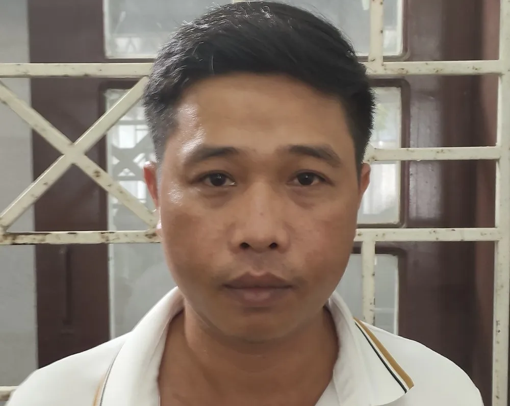 Nghi phạm Trần Vinh Sơn. Ảnh: H.H Nghi phạm Trần Vinh Sơn. Ảnh: H.H