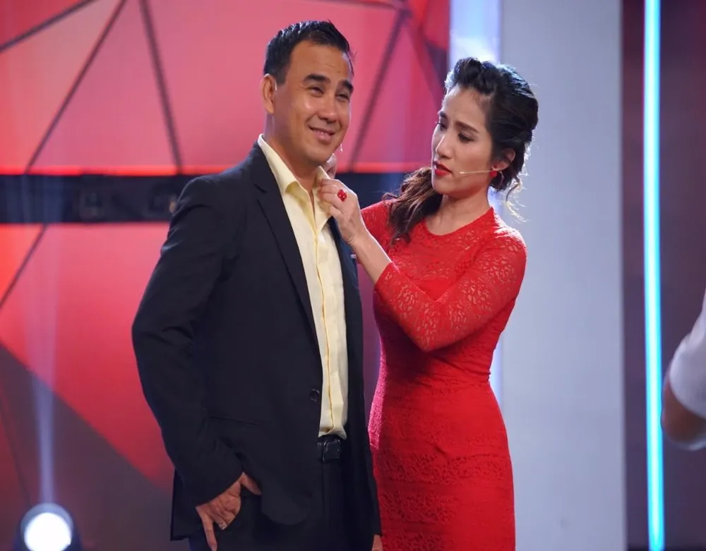 Cặp đôi mai mối trên tivi Quyền Linh - Cát Tường là cái cớ để Trấn Thành ép Trường Giang cưới gấp Nhã Phương.