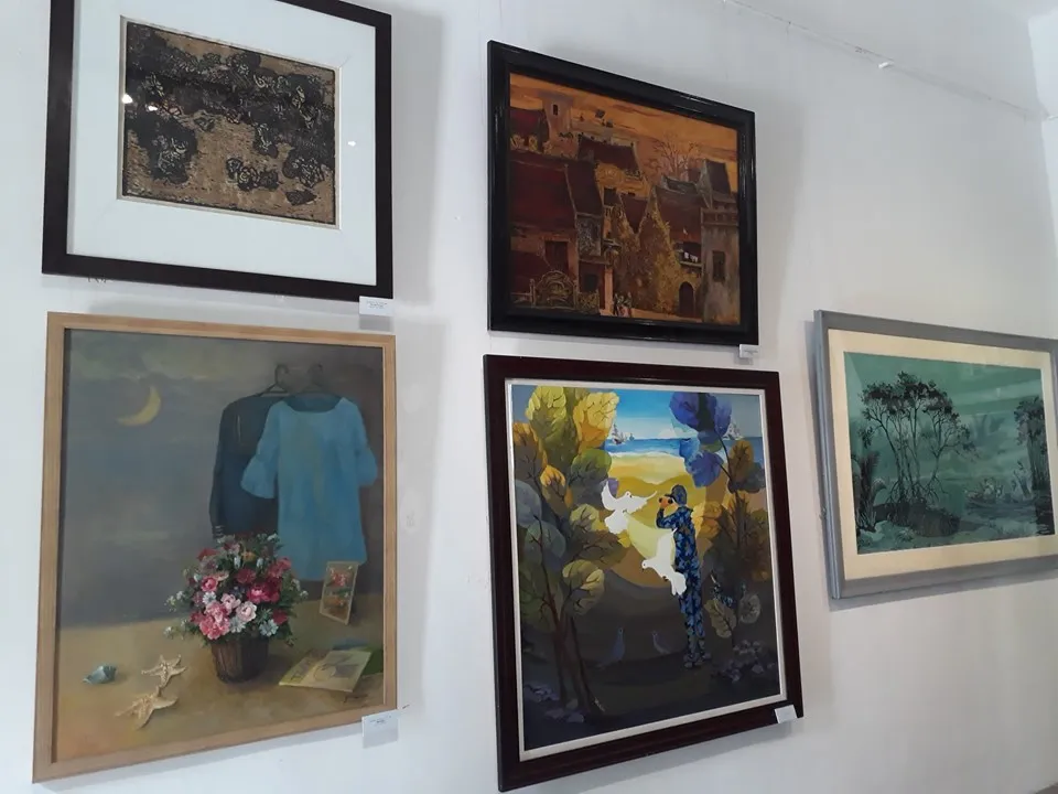 Nét thơ ở triển lãm toàn quốc mỹ thuật về chiến tranh quân đội ảnh 5