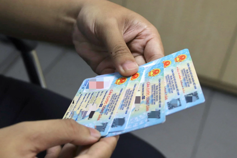 Một số thông tin cần thiết sẽ được tích hợp vào thẻ căn cước. Ảnh: HUỲNH THƠ IMG_8407.jpeg