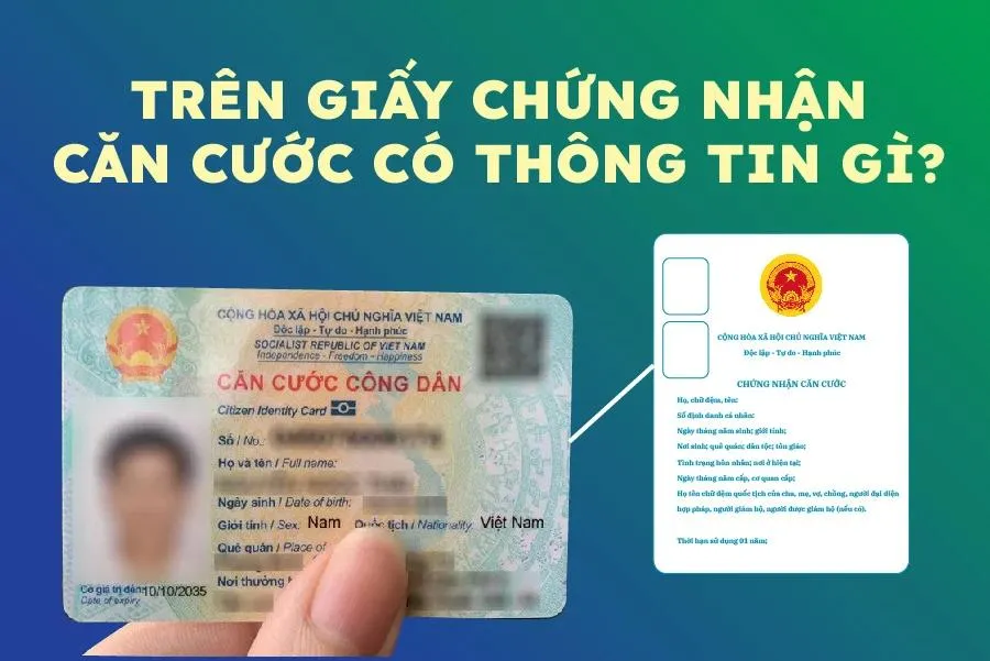 Giấy chứng nhận căn cước sẽ được đưa vào sử dụng từ ngày 1-7 (khi Luật Căn cước có hiệu lực). Ảnh: THUỲ TRANG Giấy chứng nhận căn cước.webp