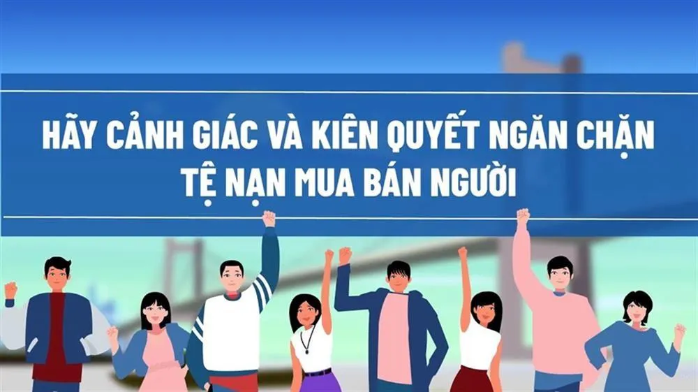 Tích cực hưởng ứng các hoạt động “Ngày toàn dân phòng, chống mua bán người 30-7” năm 2024. Ảnh: CA Mua bán người.jpeg