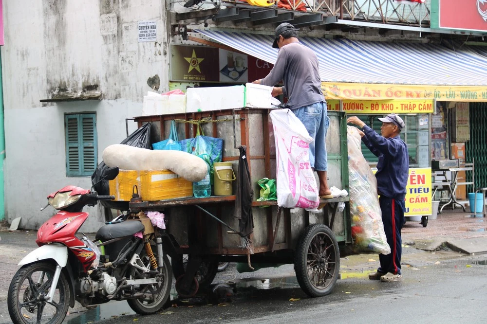 Thu tiền rác qua app