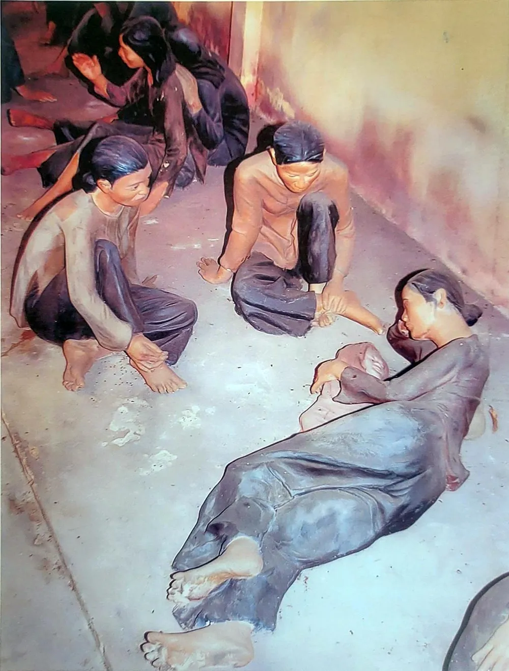 Di tích Khám lớn Cần Thơ vẫn còn hình ảnh kể lại câu chuyện của liệt sĩ Lê Kim Tiến và bà Lê Thị Thanh.