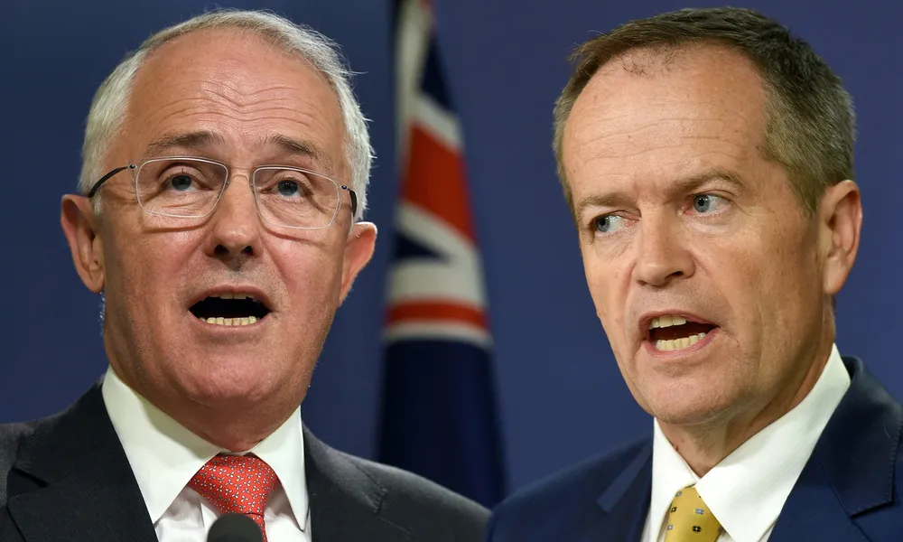 Ai trong hai ông Malcolm Turnbull (trái) và Bill Shorten sẽ là thủ tướng Úc tiếp theo? 