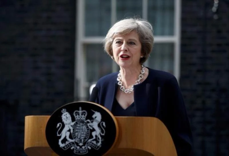 Nữ Thủ tướng Anh Theresa May phát biểu nhậm chức ngày 13-7. 