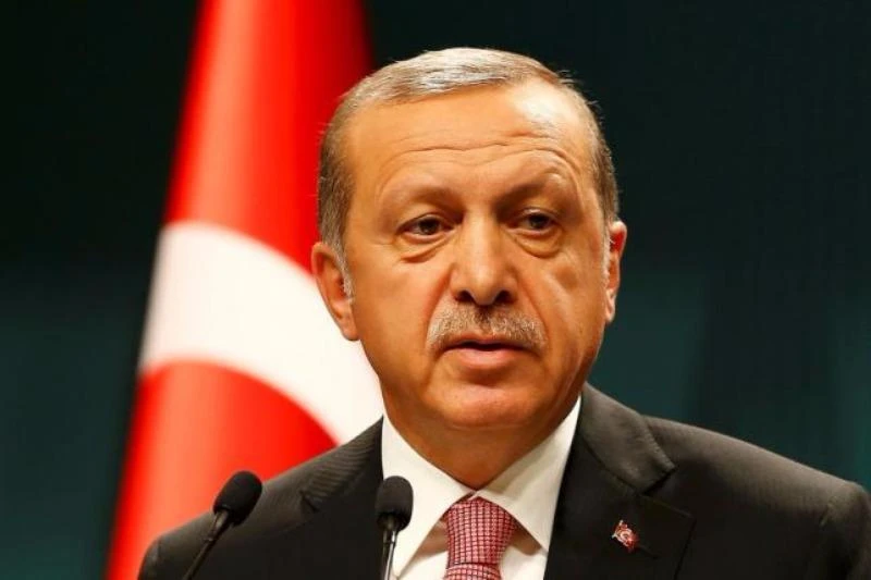 Tổng thống Erdogan họp báo tại Ankara ngày 20-7.