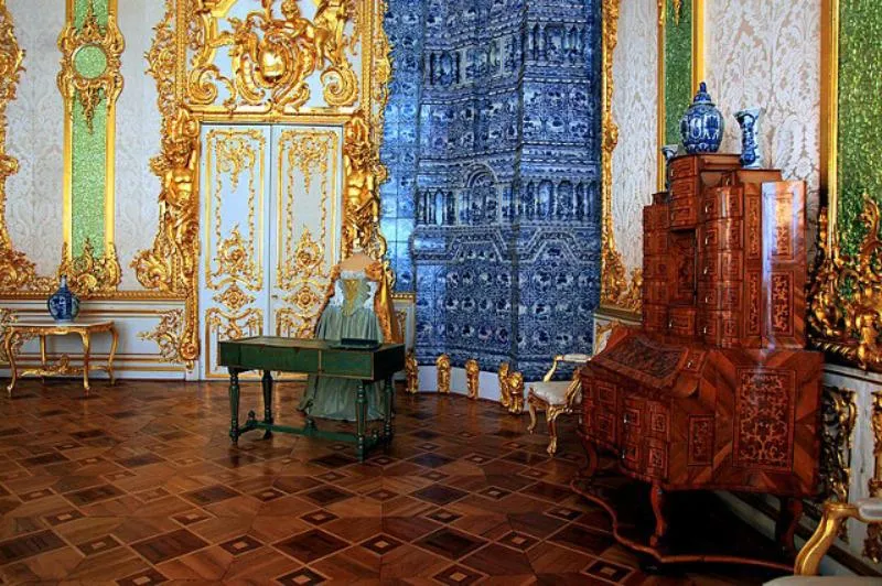 Cung điện Catherine Palace được xây dựng từ thế kỷ 18. 