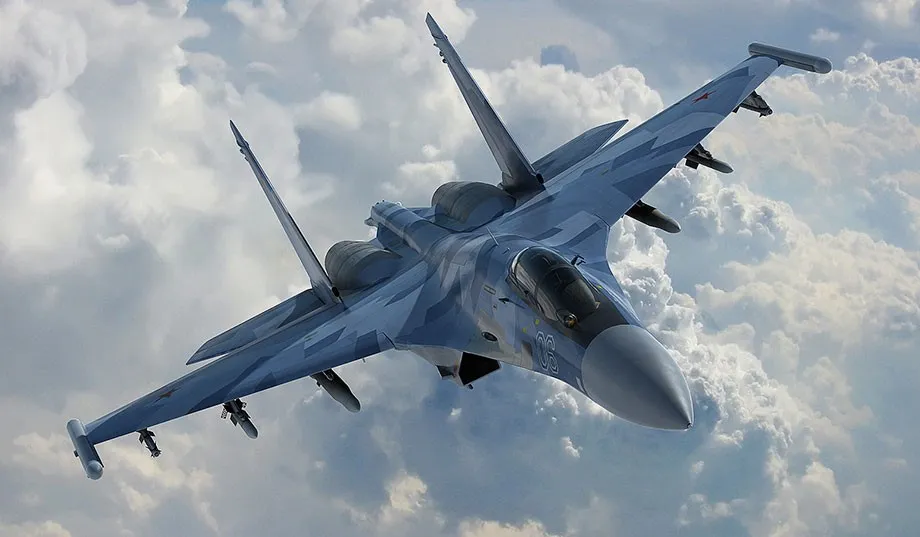 Máy bay chiến đấu Sukhoi Su-35 của Nga.