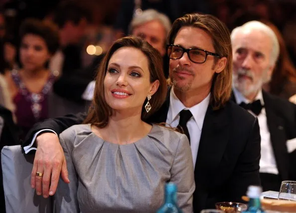 Angelina Jolie và Brad Pitt tham gia Liên hoan Phim Berlin lần thứ 62 ở Đức tháng 2-2012. 