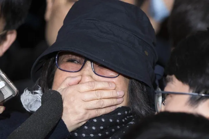 Bà Choi-Soon-sil, tâm điểm vụ bê bối bà Park đang dính vào – hiện đã vào tù. Ảnh: REUTERS