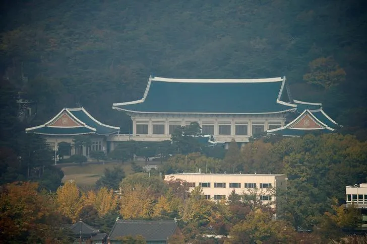 Dinh tổng thống Hàn Quốc tại Seoul (Hàn Quốc) ngày 3-11. Ảnh: REUTERS
