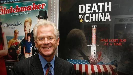 Nhà kinh tế học Peter Navarro rất cứng rắn với Trung Quốc về thương mại. Ảnh: GETTY IMAGES