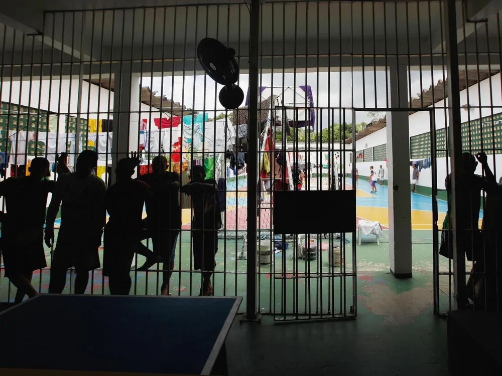 Nhà tù Anisio Jobim, nơi xảy ra vụ bạo động làm 56 tù nhân chết ngày 2-1. Ảnh: GETTY IMAGES