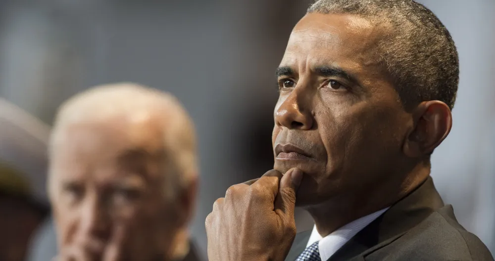 Tổng thống Obama nói ông có niềm tin tuyệt đối vào kết luận của cộng đồng tình báo về vụ Nga tấn công mạng. Ảnh: GETTY IMAGES