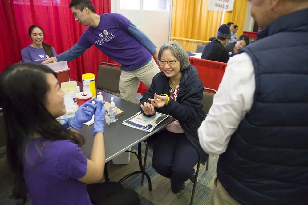 Đây là năm thứ ba liên tiếp chuỗi hoạt động Tet in Seattle có tổ chức triển lãm y tế. Ảnh: SEATTLE TIMES