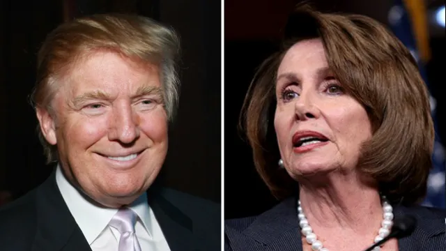 Ông Trump kêu gọi điều tra quan hệ của bà Pelosi với Nga. Ảnh: THE HILL