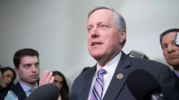Lãnh đạo nhóm Freedom Caucus, nghị sĩ Cộng hòa Mark Meadows. Ảnh: GETTY IMAGES