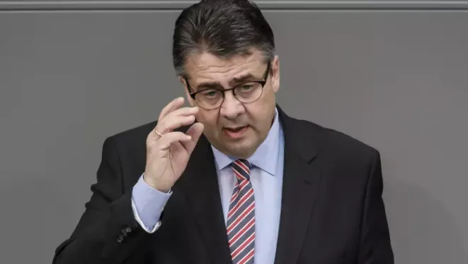 Ngoại trưởng Đức Sigmar Gabriel. Ảnh: EPA