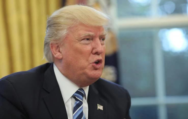 Tổng thống Trump đổ lỗi cho phe Dân chủ trong trường hợp chính phủ phải đóng cửa vì hết tiền. Ảnh: REUTERS