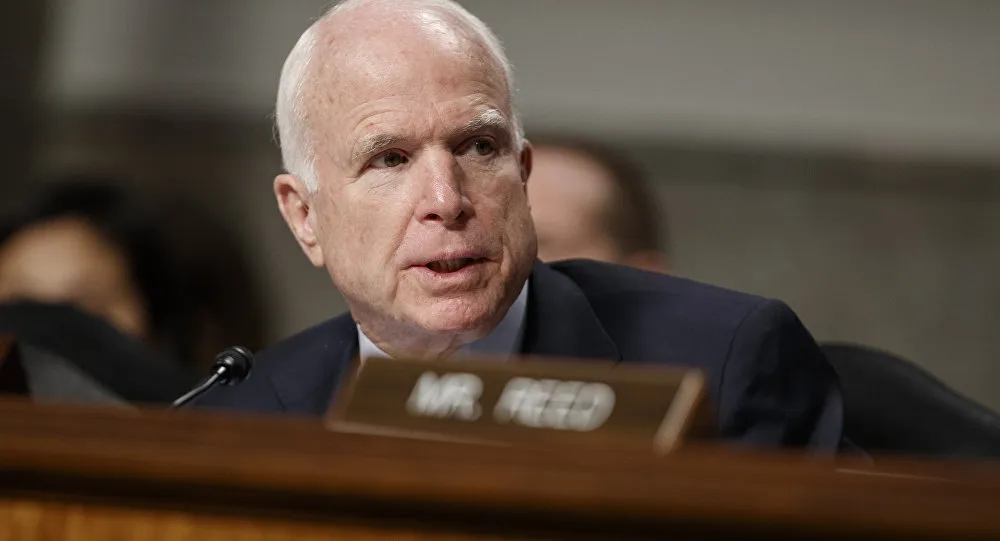 Chủ tịch Ủy ban Quân sự Thượng viện John McCain đề xuất chi 7,5 tỉ đô phát triển hạ tầng quân sự ở châu Á. Ảnh: AP