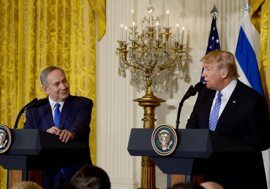 Thủ tướng Israel Netanyahu (trái) và Tổng thống Mỹ Trump tại Mỹ hồi tháng 2, sẽ gặp lại nhau tại Israel vào tuần tới. Ảnh: JERUSALEM POST