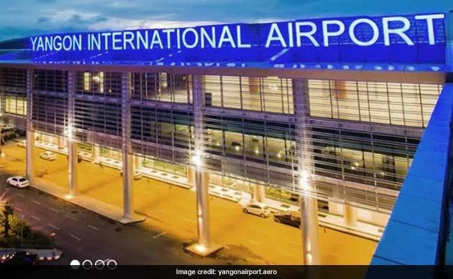 Máy bay mất tích khi đang trên đường về sân bay quốc tế Yangon. Ảnh: NDTV