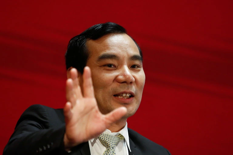 Chủ tịch tập đoàn bảo hiểm Anbang Ngô Tiểu Huy vừa bị Trung Quốc bắt. Ảnh: REUTERS