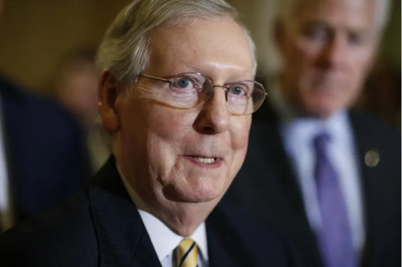 Lãnh đạo phe đa số Cộng hòa tại Thượng viện Mitch McConnell. Ảnh: REUTERS
