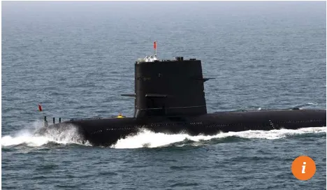 Tàu ngầm Trung Quốc. Ảnh: SCMP