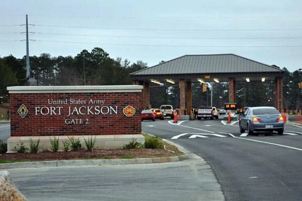 Trung tâm huấn luyện quân sự Fort Jackson, bang South Carolina (Mỹ). Ảnh AP
