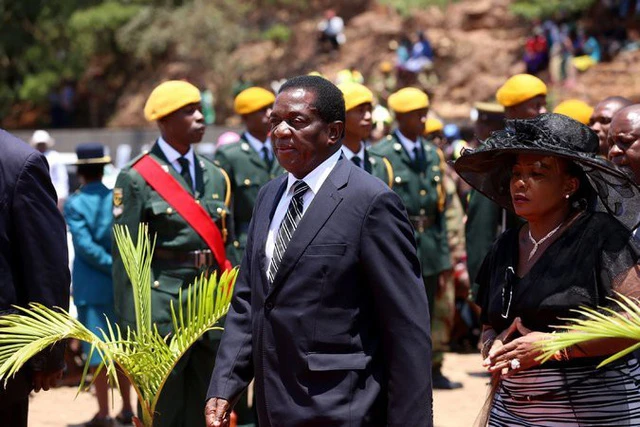 Cựu Phó Tổng thống Zimbabwe Emmerson Mnangagwa, người sẽ thay ông Mugabe. Ảnh: EPA