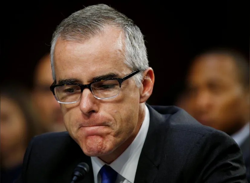 Phó Giám đốc FBI Andrew McCabe điều trần trước Ủy ban Tình báo Thượng viện về Luật Giám sát Tình báo Nước ngoài, ngày 7-6-2017. Ảnh: REUTERS