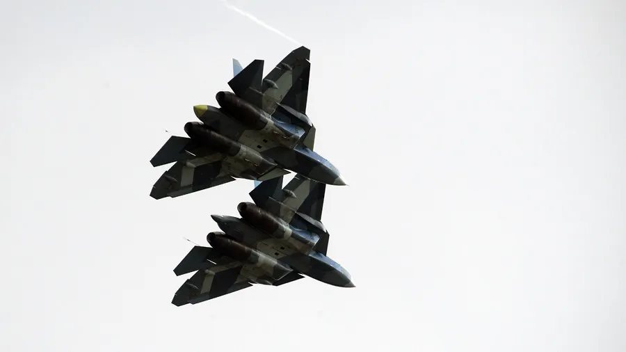Máy bay chiến đấu thế hệ mới thứ 5 Su-57 của Nga. Ảnh: SPUTNIK