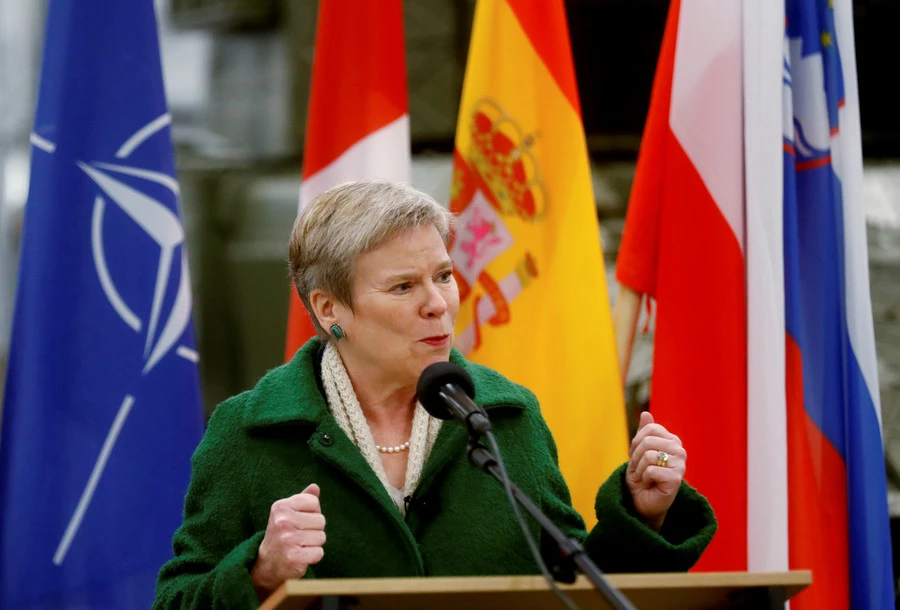 Phó Tổng Thư ký NATO Rose Gottemoeller. Ảnh: REUTERS
