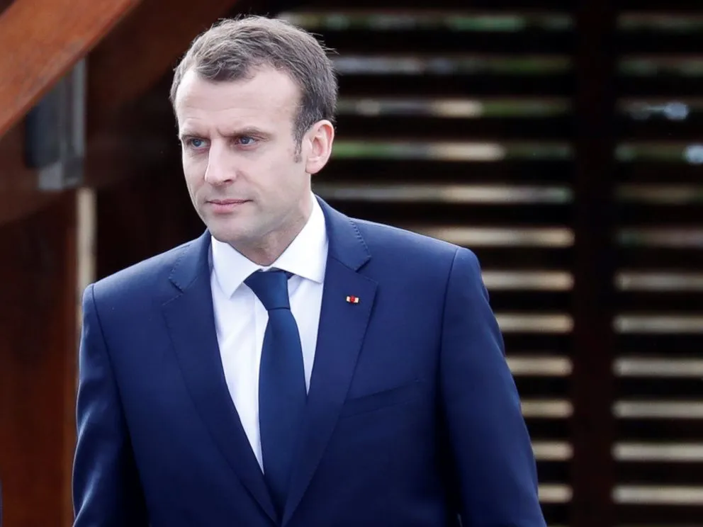 Tổng thống Pháp Emmanuel Macron cho biết Pháp đã có chứng cứ chính phủ Syria thực hiện tấn công hóa học ở Douma. Ảnh: REUTERS