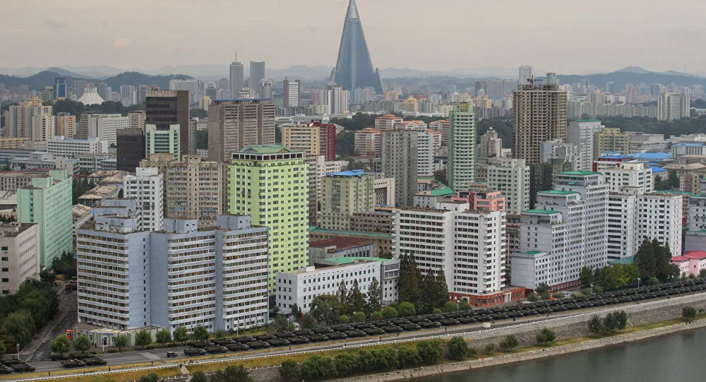 Thủ đô Bình Nhưỡng (Triều Tiên) trong một lần duyệt binh. Ảnh: AFP