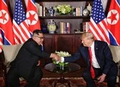 Hai ông Trump-Kim kết thúc gặp riêng, bắt đầu gặp mở rộng ảnh 7 Hai ông Trump - Kim đang gặp riêng