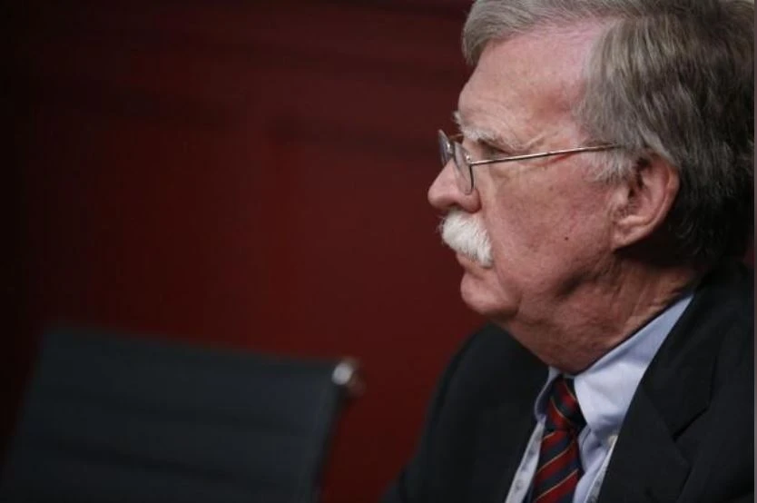 Cố vấn an ninh quốc gia Mỹ John Bolton sang Mỹ bàn thượng đỉnh đầu tiên giữa Tổng thống Mỹ Donald Trump và Tổng thống Nga Vladimir Putin. Ảnh: REUTERS