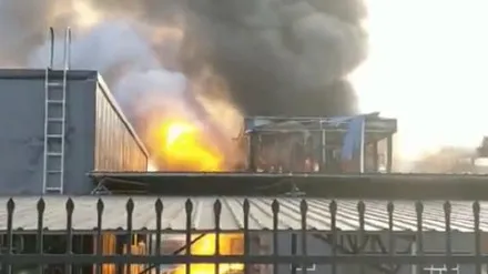 Nổ nhà máy hóa chất Trung Quốc, 19 người chết ảnh 1 Nhà máy hóa chất Yibin Hengda Technology phát nổ làm 19 người chết, 12 người bị thương. Ảnh: CGTN