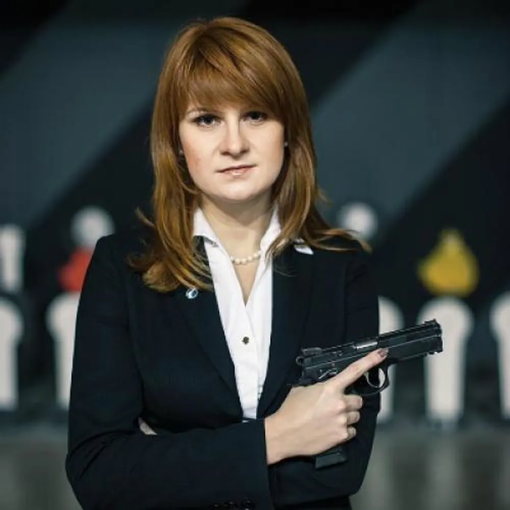 Nữ cựu sinh viên Butina bị cáo buộc làm gián điệp cho Nga. Ảnh: AFP
