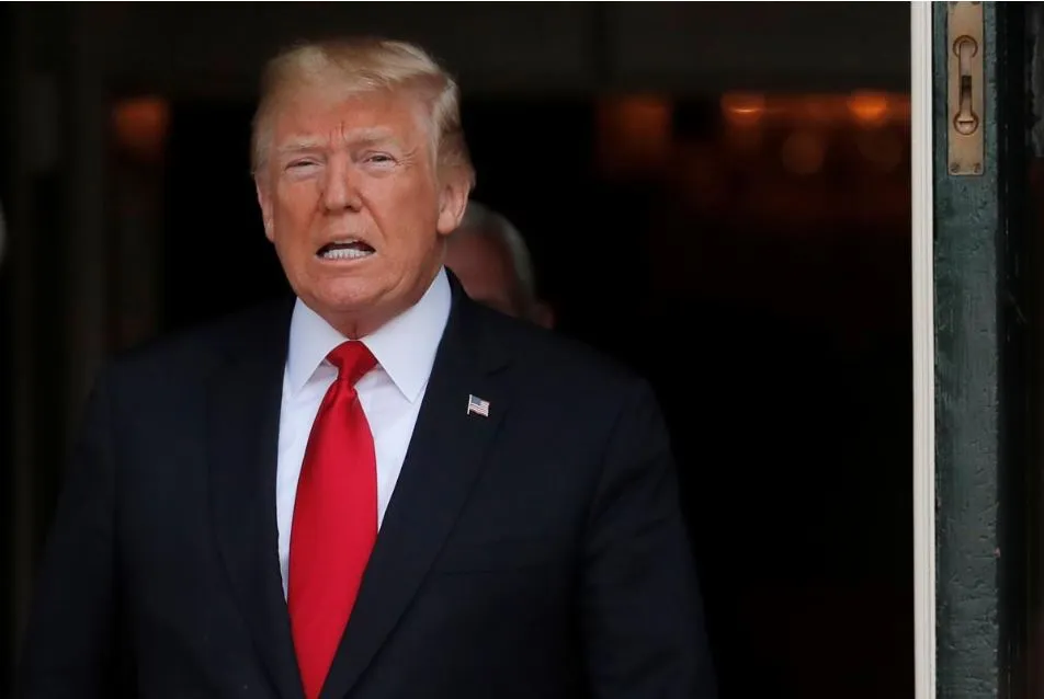 Hình ảnh mới nhất của Tổng thống Mỹ Donald Trump, tại Nhà Trắng ngày 27-7. Ảnh: REUTERS