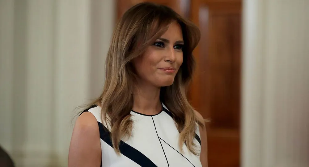 Đệ nhất phu nhân Mỹ Melania Trump đã bảo lãnh cho cha mẹ có được thẻ xanh. Ảnh: GETTY IMAGES