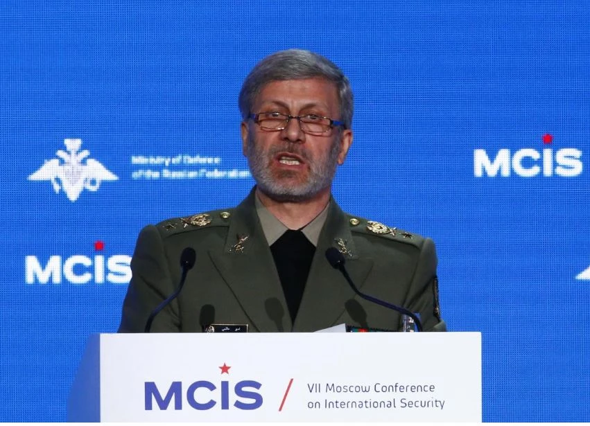 Bộ trưởng Quốc phòng Iran Amir Hatami khẳng định không "bên thứ ba" nào có thể tác động đến sự hợp tác giữa Iran với Syria. Ảnh: REUTERS