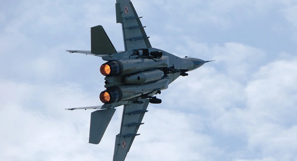 Một chiếc MiG-29 của Nga vừa rơi gần Moscow. Ảnh: SPUTNIK