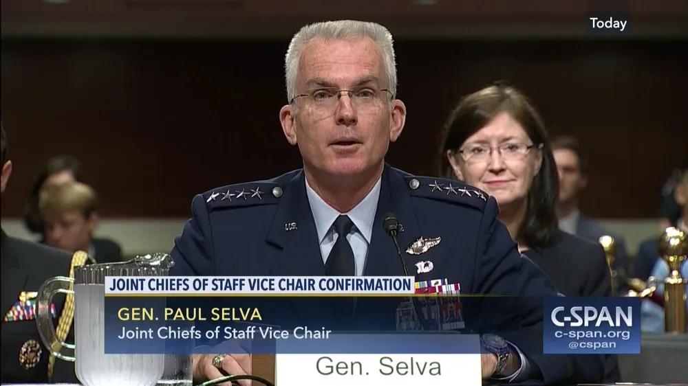 Tướng bốn sao Paul Selva, Phó Chủ tịch Hội đồng Tham mưu trưởng liên quân Mỹ sắp về hưu năm 2019. Ảnh: C-SPAN